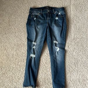 Torrid Skinny Distressed Ankle Jeans